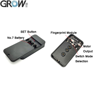 GROW K236-A+R502-AW DC6V 4*AAA Battery Case Fingerprint Control Board Admin/User Fingerprint For Door Access Control System