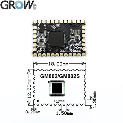 GROW GM802 Series Small DC3.3V Barcode Scanner Module Board USB / TTL232 Interface 1D/2D QR Bar Code Reader PDF417 For Arduino