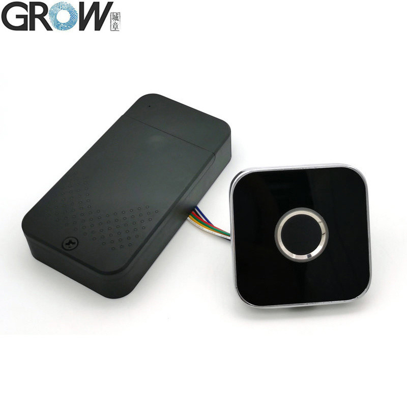 GROW K236-A+R502-AW DC6V 4*AAA Battery Case Fingerprint Control Board Admin/User Fingerprint For Door Access Control System