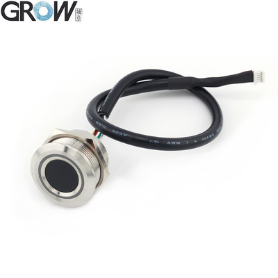 GROW R503PRO UART USB 1500 Capacité Ronde RGB LED Contrôle DC3.3V Capteur de capteurs d'empreintes digitales