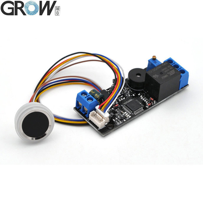 CROISSANCE K202+R502-F Admin/Utilisateur DC12V Carte de contrôle d'accès de porte par empreinte digitale K202+Module d'empreinte digitale LED en anneau étanche R502-F