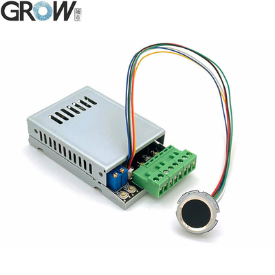GROW K220+R502-A DC10-24V Sortie à deux relais avec carte de contrôle d'accès d'empreintes digitales de l'administrateur/utilisateur 0.5s-60s-Relais normalement ouvert